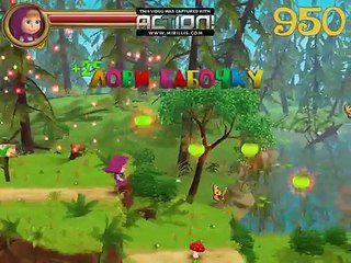 Masha Chasing Butterflies - Маша Лови Бабочку - Masha And The Bear Game For Kids