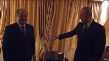 Mevlut Cavusoglu Meets Masoud Barzani İn Munich