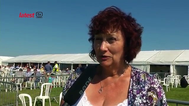 SHOREHAM AIRSHOW TRAGEDY Onlookers watch on at Shoreham Air Show disaster