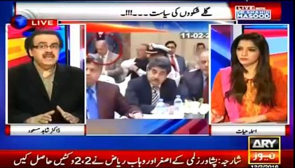 Dr Shahid Masood reveals the extreme of PML (N) and PPP mukmuka