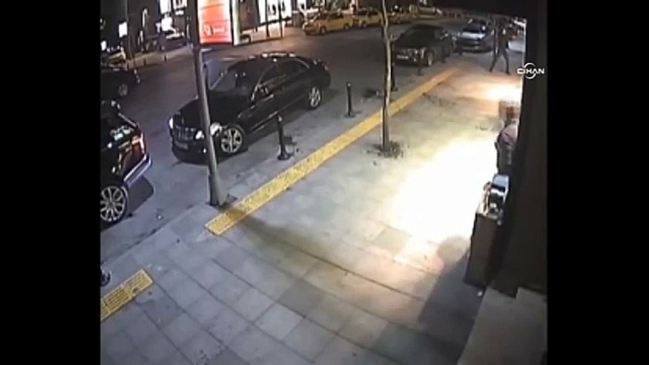 Cinayet anı kamerada