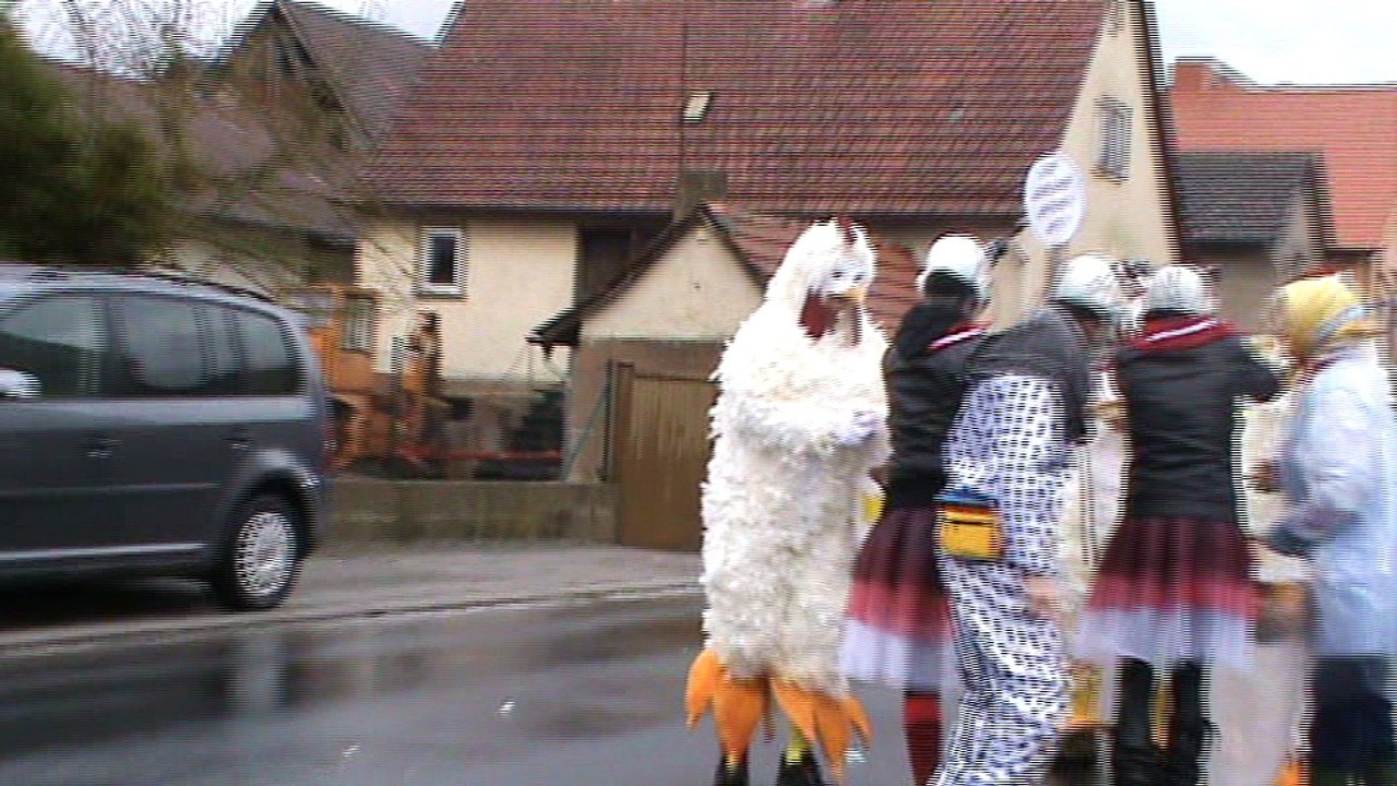 Diebach Faschingszug 09.02.2016 mit Hubert und Matthias Gruppe Weintrauben (9)