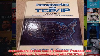 Download PDF  Internetworking With TcpIp Principles Protocols and Architecture Internetworking with FULL FREE