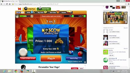 Hack 8 Ball Pool Game On Facebook Like A Pro (FULL HD)