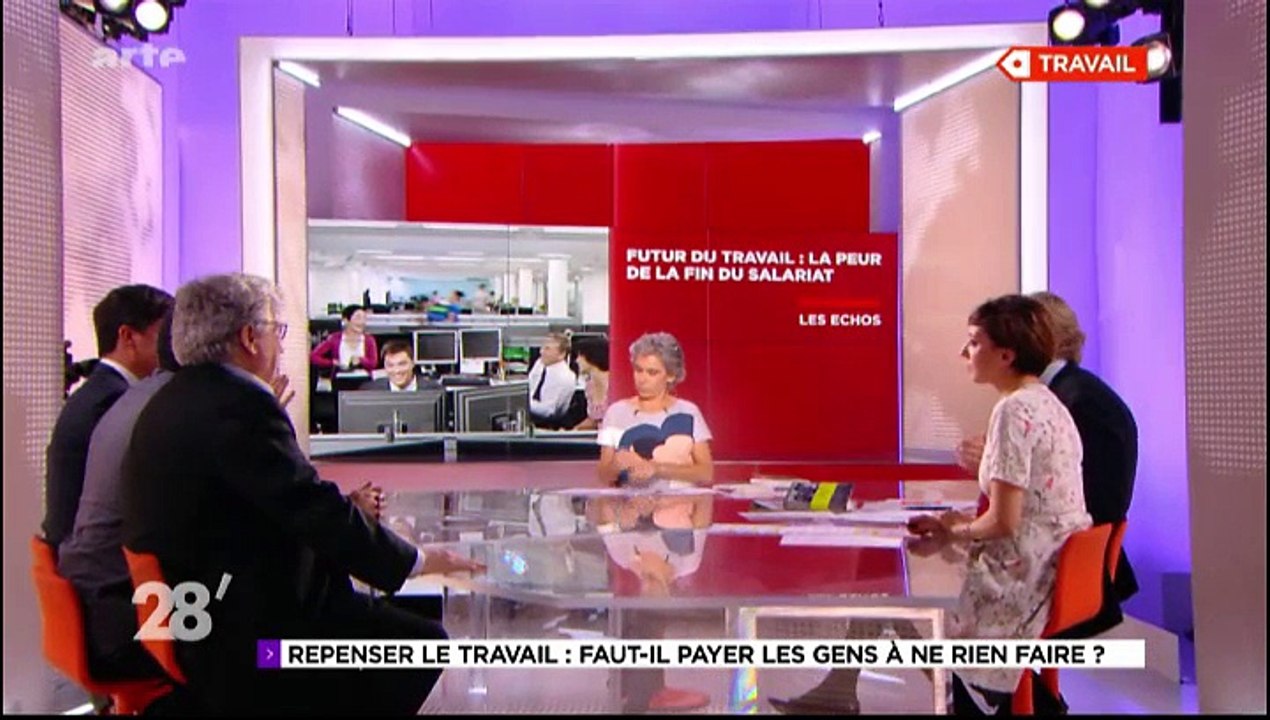 Revenu universel / REPENSER LE TRAVAIL  FAUT-IL PAYER LES GENS À NE RIEN FAIRE-28 minutes_Arte_2016_02_11_20_05