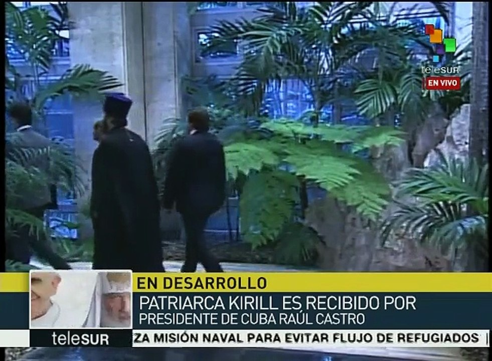 Cuba: Raúl Castro recibe al patriarca ortodoxo ruso, Kirill