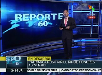 Patriarca ruso ortodoxo rinde honores a  Martí en La Habana