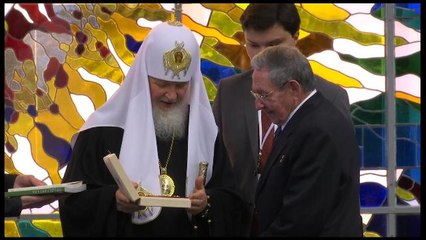 Download Video: Raúl Castro y el patriarca Kiril se reúnen antes de encuentro con el papa.-