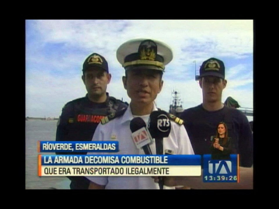 La Armada decomisa combustible que tenía como destino Colombia