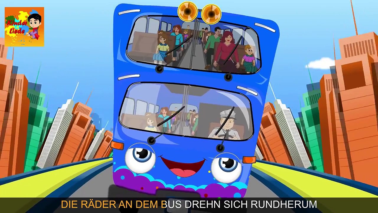 Die Räder vom Bus | Kinderlieder deutsch | Das Buslied | Kinderlieder zum Mitzingen