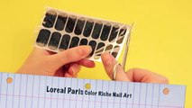 Наклейки для ногтей Loreal Paris Color Riche Nail Art. Нанесение стикеров для ногтей