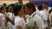 350 Filipino couples marry in mass wedding ceremony in Manila