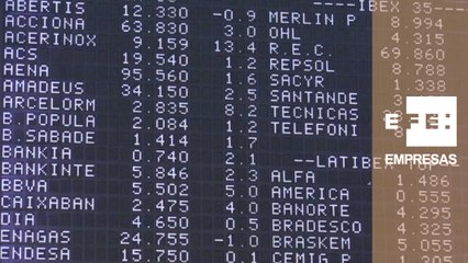 La Bolsa española sube un 2,25% al cierre