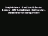 Read Beagle Calendar - Breed Specific Beagles Calendar - 2016 Wall calendars - Dog Calendars