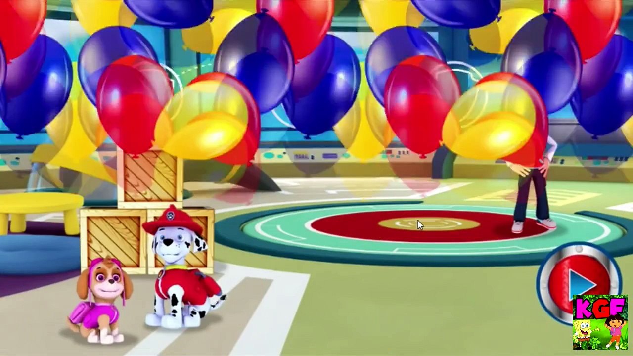 PAW PATROL BALLOON POP GAME - PAW PATROL FULL GAME ENGLISH - NICK JR GAMES FOR CHILDREN