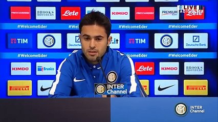 Live! Conferenza Stampa Presentazione Eder 29.1.2016 17:30CET