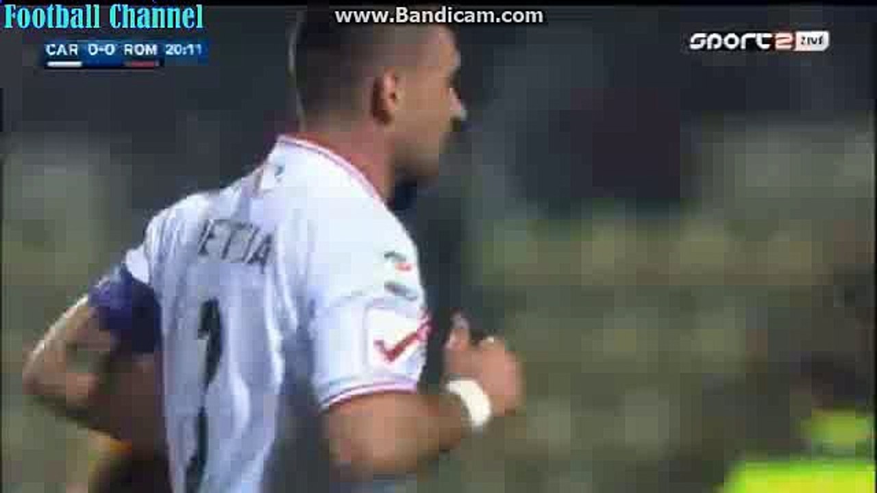Gaetano Letizia Fantastic Header Shot | Carpi v. AS Roma 12.02.2016 HD