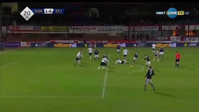 Kane Hemmings Goal - Scotland Premiership - Dundee FC 1-0 St Johnstone -12.02.2016