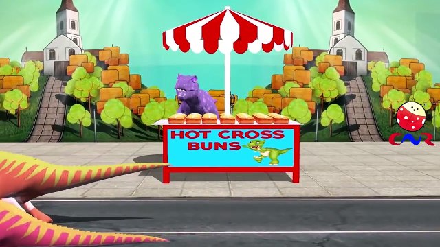Dinosaur Cartoons for Children Row Row Row Your Boat | Dinosaurs Hot Cross Buns Nursery Rh