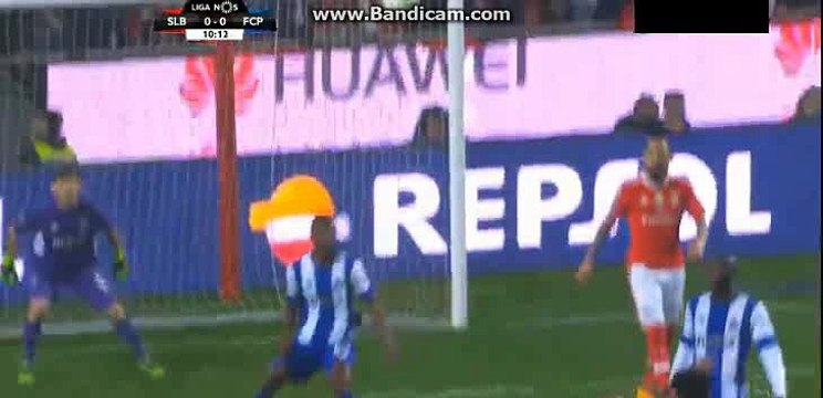 Jonas Gonçalves Oliveira Volley Shot - Benfica vs Porto - Liga Nos - 12.02.2016
