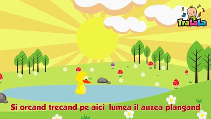 O ratusca sta pe lac cu versuri TraLaLa