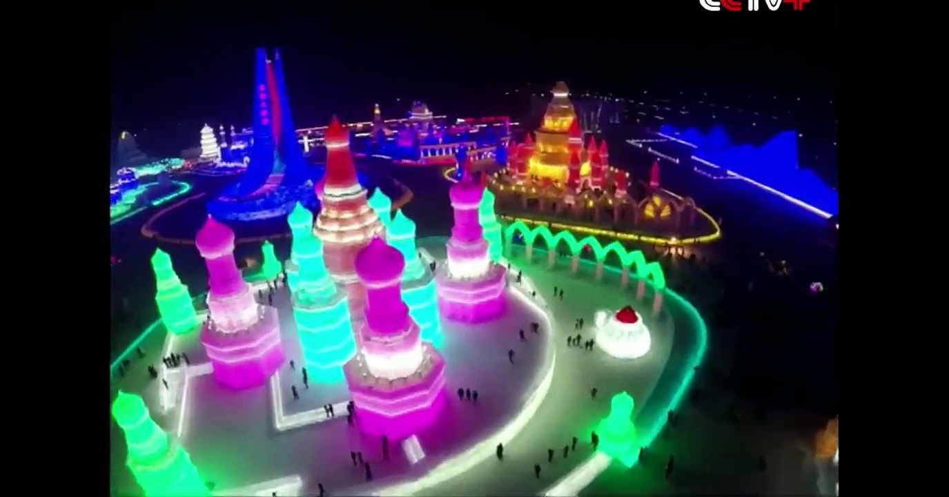 Ice Sculptures Park in Harbin