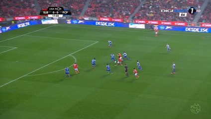 Konstas Mitroglou Goal - Benfica vs FC Porto 1-0 (Liga NOS 2016)
