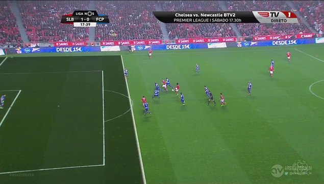 1-0 Konstantinos Mitroglou Goal Portugal Primeira Liga - 12.02.2016, SL Benfica 1-0 FC Porto