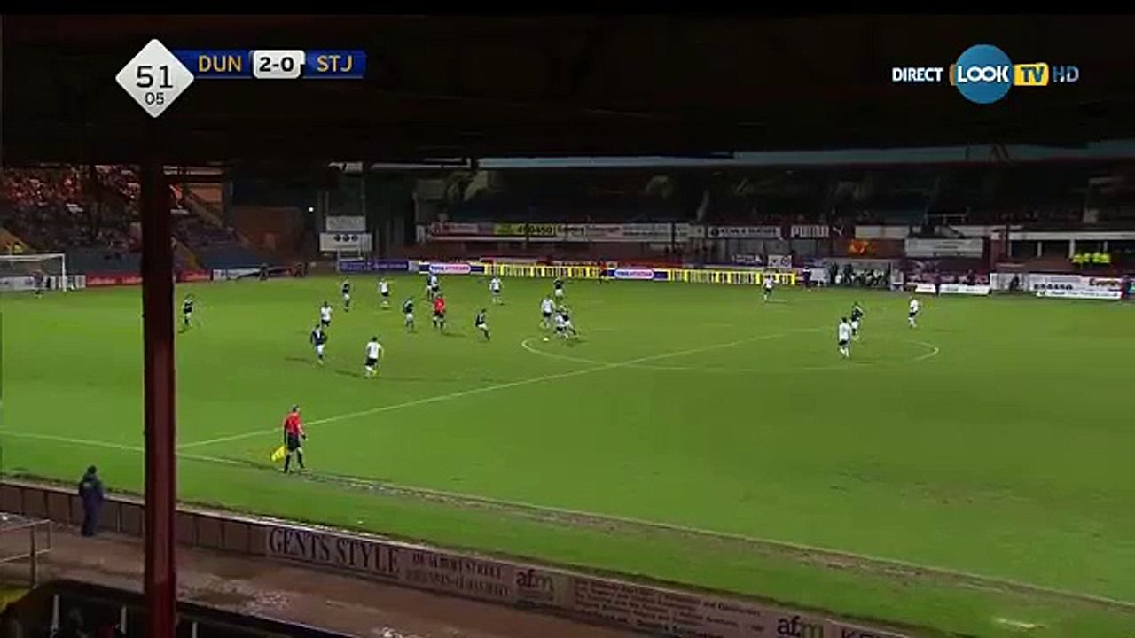 2-0 Kane Hemmings Goal - Scotland Premiership - 12.02.2016, Dundee FC 2-0 St Johnstone