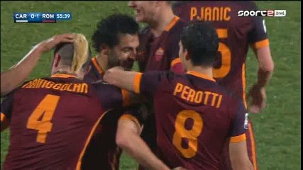 Lucas Digne Goal HD - Carpi 0-1 AS Roma - 12-02-2016