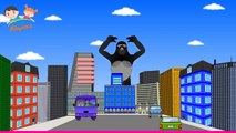 Crazy Gorilla Finger Family Nursery Rhymes for Children in 2D| Kids Rhymes
