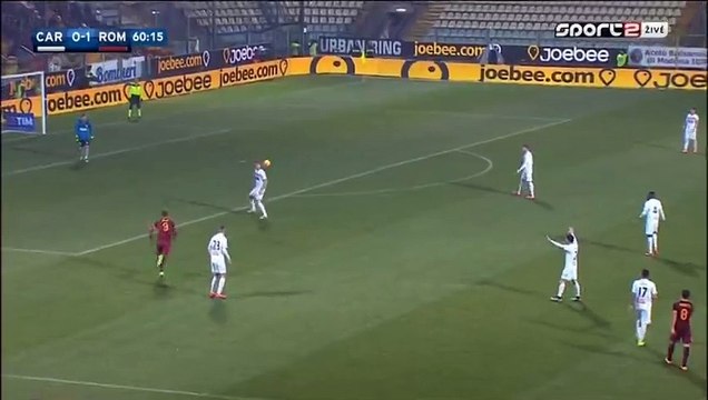 GOOOOAL 1-1 Kevin Lasagna - Carpi v. AS Roma 12.02.2016 HD