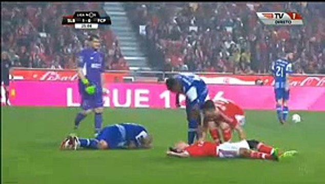 Nico Gaitan Horror foule Benfica 1-0 Porto 12.02.2016