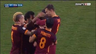 Lucas Digne Goal HD - Carpi 0-1 AS Roma - 12-02-2016