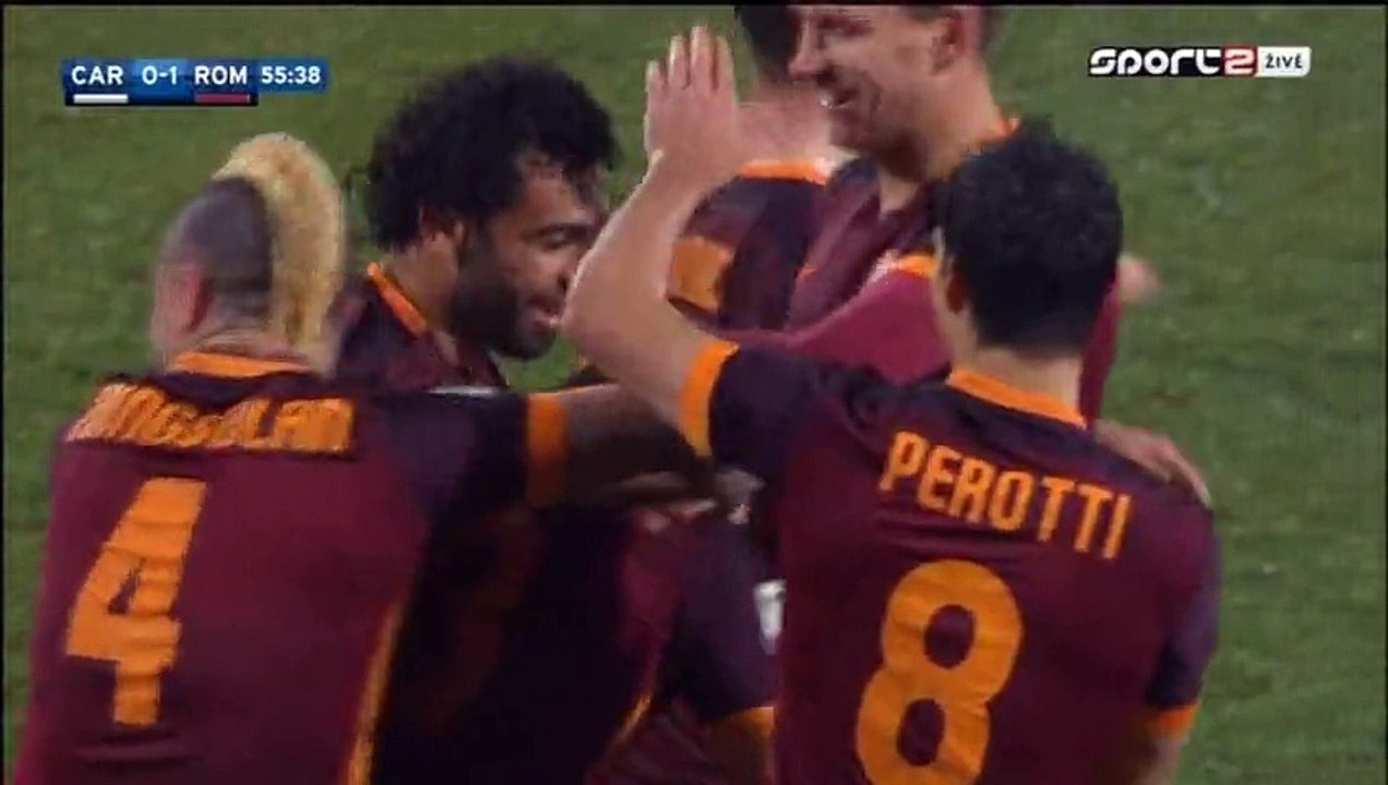 Lucas Digne Goal HD - Carpi 0-1 AS Roma - 12-02-2016