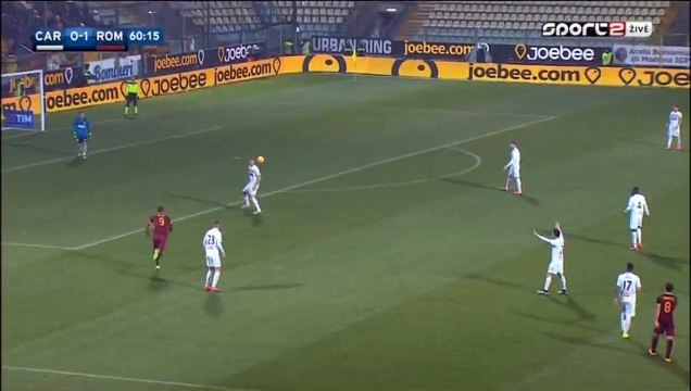 Kevin Lasagna Goal HD - Carpi 1-1 AS Roma 12.02.2016