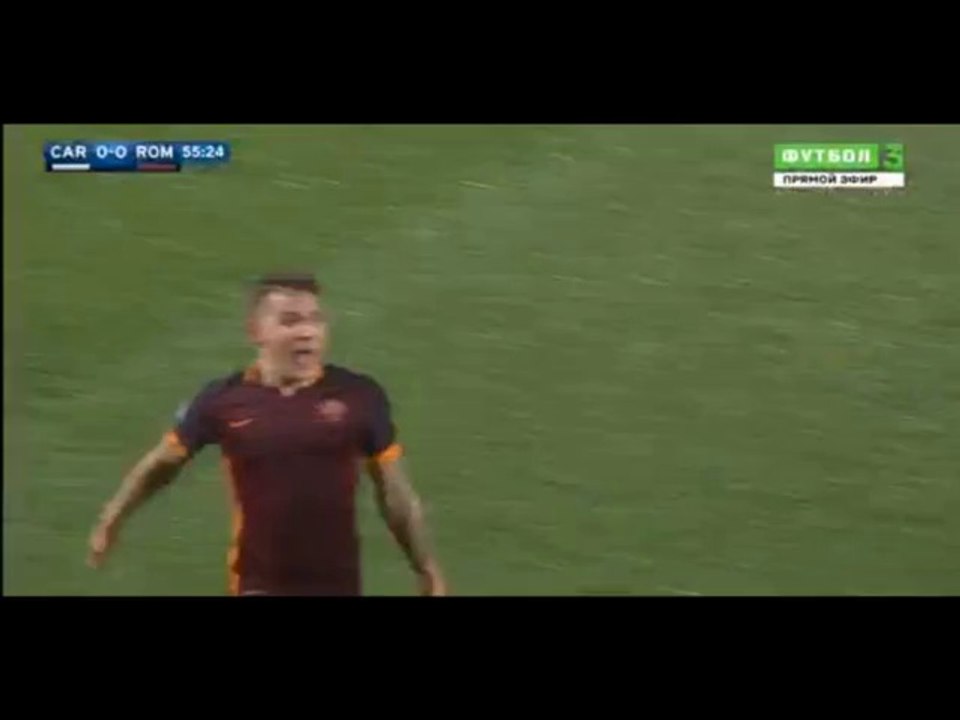 Lucas Digne Goal - Carpi 0-1 Roma (12.02.2016) Serie A