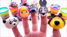 Masha and the Bear Finger Family Song Lollipop Nursery Rhyme