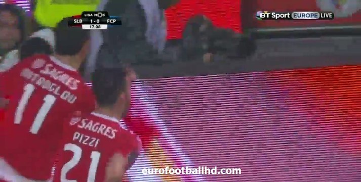 Konstantinos Mitroglou Goal - Benfica 1-0 FC Porto 12.02.2016 HD
