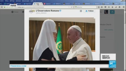 The Pope meets the Patriarch