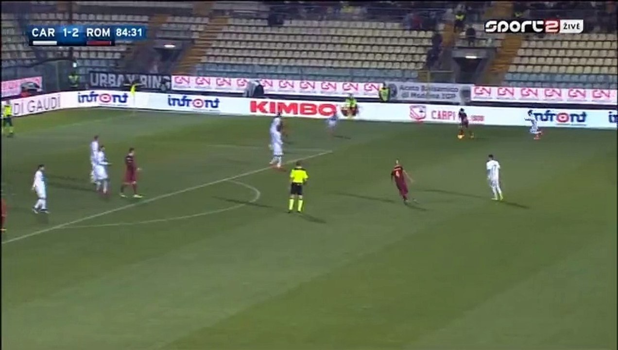 GOOOOAL 1-3 Mohamed Salah HD - Carpi 1-3 AS Roma 12.02.2016 HD