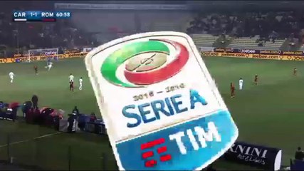 All Goals  1-3 Carpi vs Roma 12.02.2016 HD