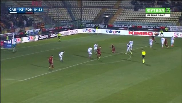 Mohamed Salah Goal - Carpi vs AS Roma 1-3 (Serie A 2016)