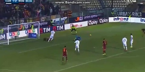 1-3 Mohamed Salah - Carpi 1-3 AS ROMA Serie A