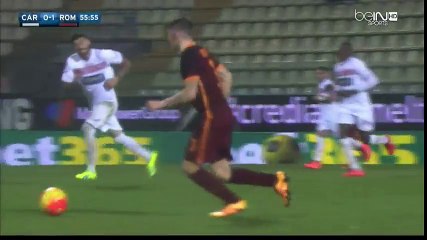 Carpi 1-3 AS Roma Highlights HD Serie A 12.02.2016