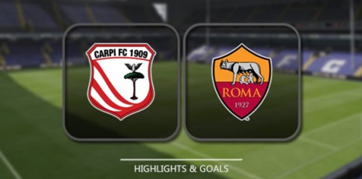 Carpi 1-3 AS Roma HD - All Goals and Full Highlights 12.02.2016 HD
