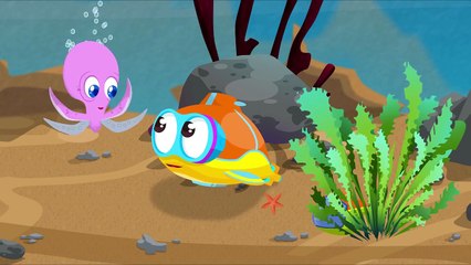 Denizaltı Flippy Helikopter Sayıları öğreniyoruz Eğitici çizgi film