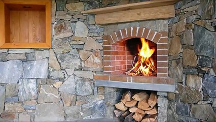 Камин угловой