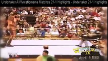 undertaker all wrestlemania matches 21-1 highlights - undertaker 21-1 highlights