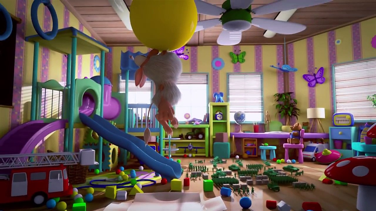 Funny booba Буба In The Games Room Funny Cartoon For Kids Toy Accidents and Chaos Episode